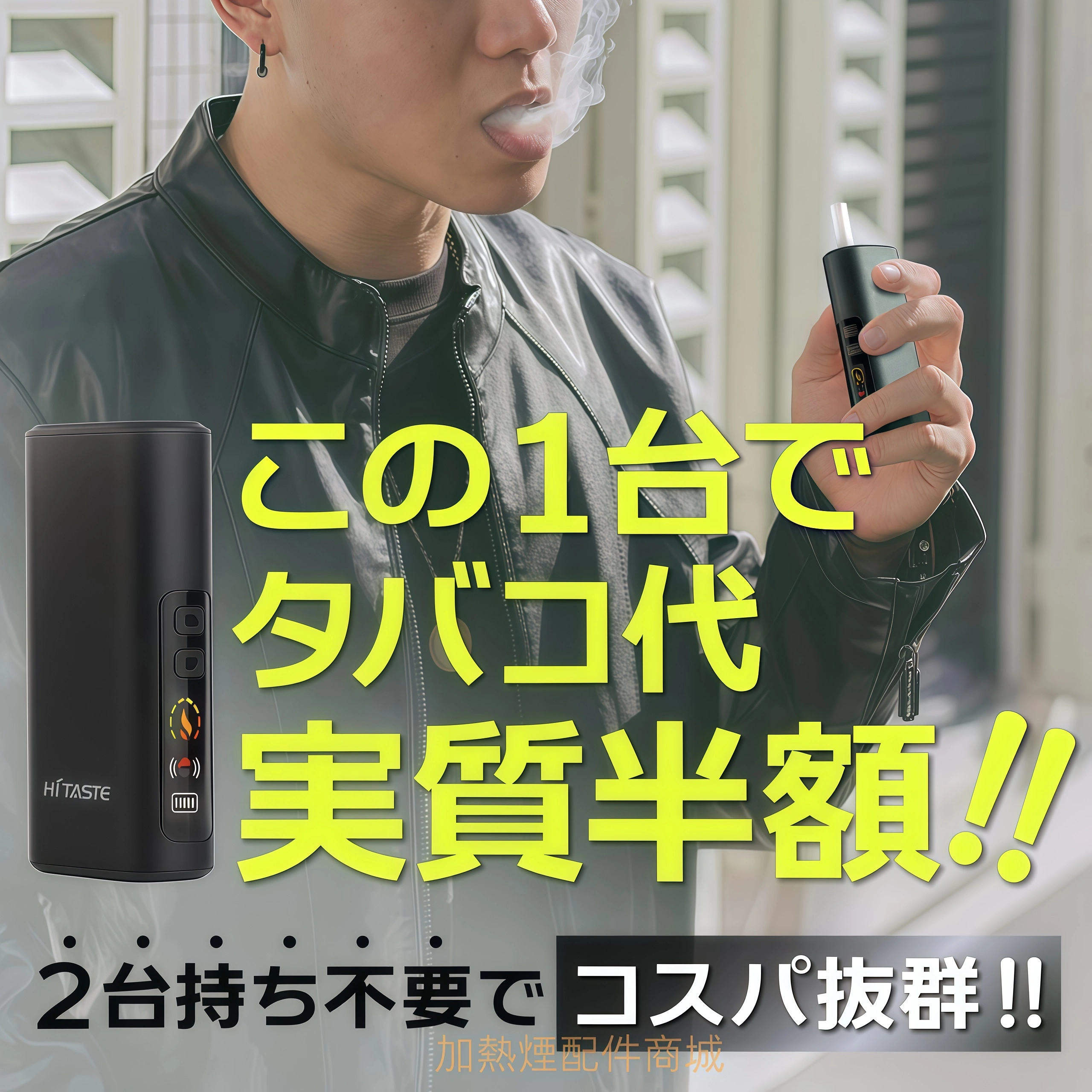 HiTASTE L1 加熱菸主機|開箱即用免設定・一彈兩抽更省煙彈 2 IQOS TEREA 煙彈|細節與做工特寫